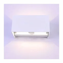 Aplique Cube Plus acabado blanco LED 20w 4000k 1400lm IP54 estilo moderno