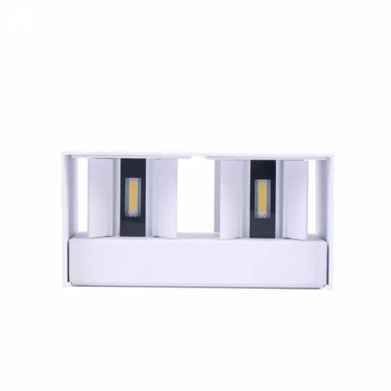 Aplique Cube Plus acabado blanco LED 20w 4000k 1400lm IP54 estilo moderno