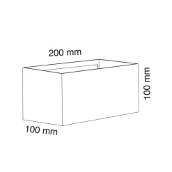 Aplique Cube 20w Antracita