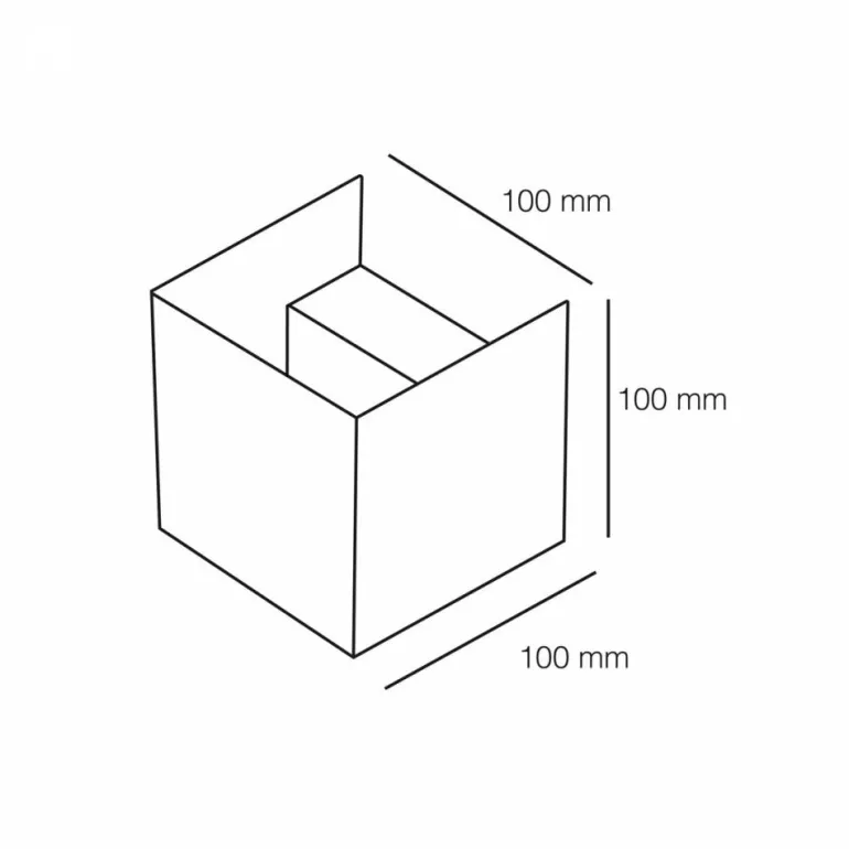 Aplique Cube Óxido