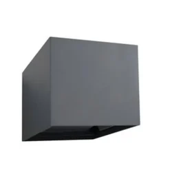 Aplique cubo gris oscuro 3000k