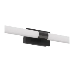 Aplique de pared Bonne LED 8w 720lm 4000k IP44 66cm moderno acabado negro ideal para baños