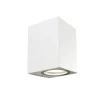 Aplique de pared Confo 1L aluminio blanco 1XGU10 exterior estilo moderno IP44
