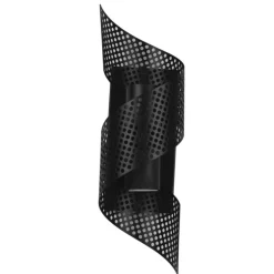 Aplique de pared Fuyaira Negro 2XGU10