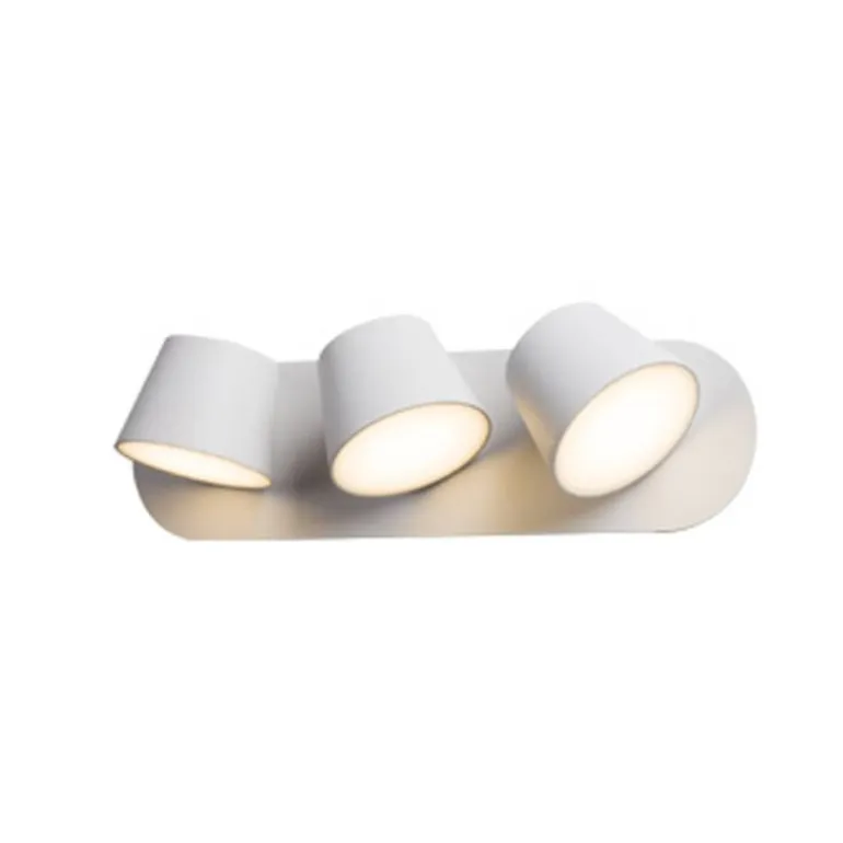 Aplique de pared 3l blanco Edison