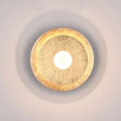 Aplique de pared Leano Oro Circular LED 6w 3000k
