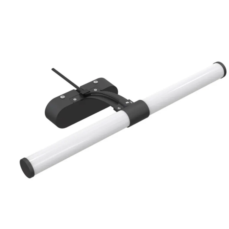 Aplique de pared Odile LED 8w 880lm 4000k IP44 60cm moderno acabado negro ideal para baños