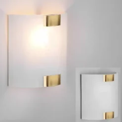 Aplique de pared Pura Bronce Viejo 1XE27 20cm Alto