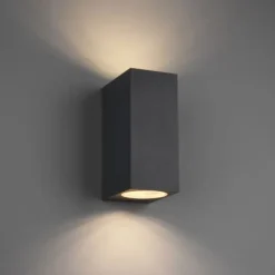 Aplique de pared Roya Antracita 1XGU10 IP44