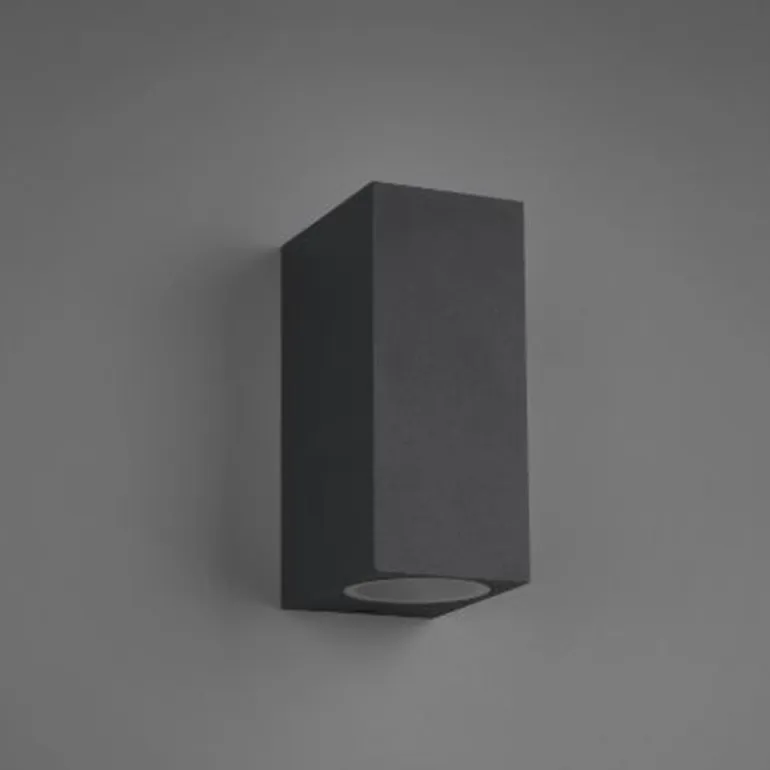 Aplique de pared Roya Antracita 1XGU10 IP44