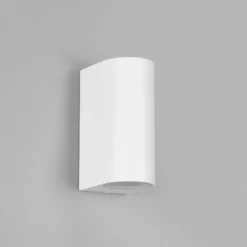 Aplique de pared Roya Semicircular Blanco 2XGU10 IP44
