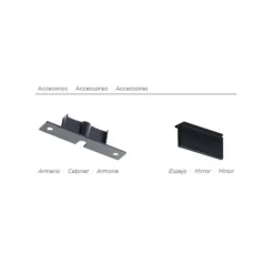 Aplique Tiwall Negro 16w