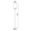 Baliza Cula 80cm
