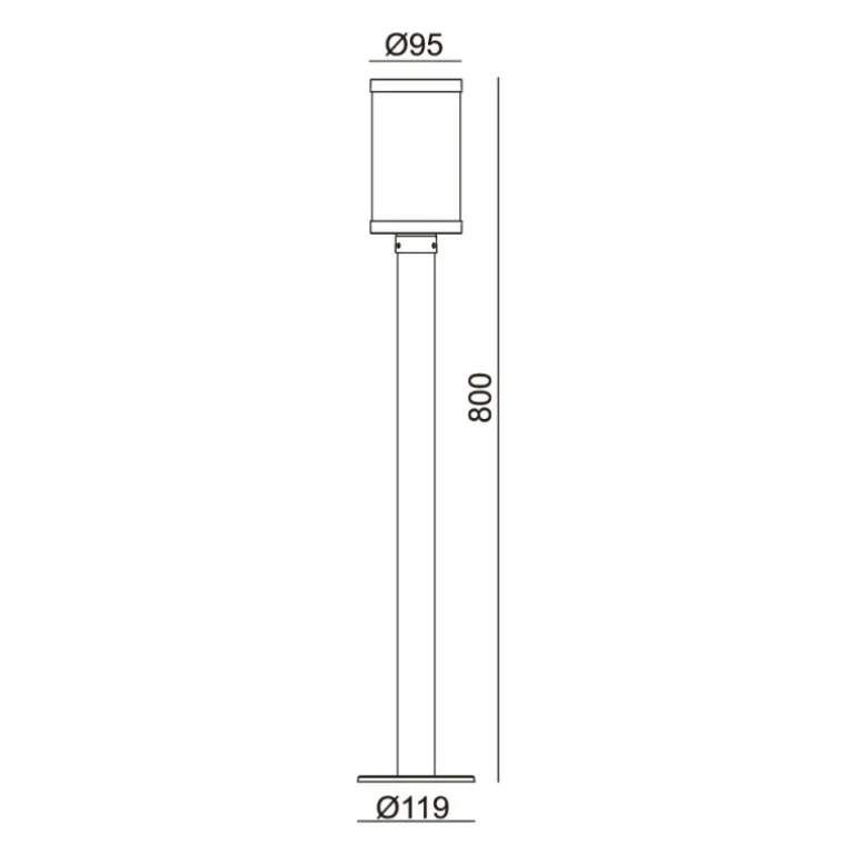 Baliza Cula 80cm