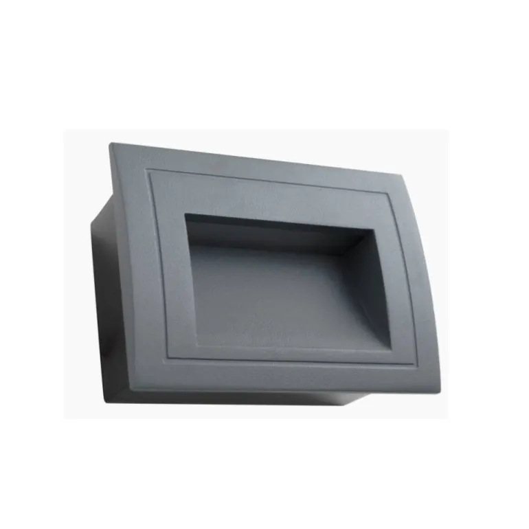 Baliza de empotrar 6w gris oscuro 3000k