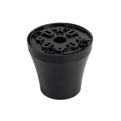 Base para ventilador de techo acabado negro