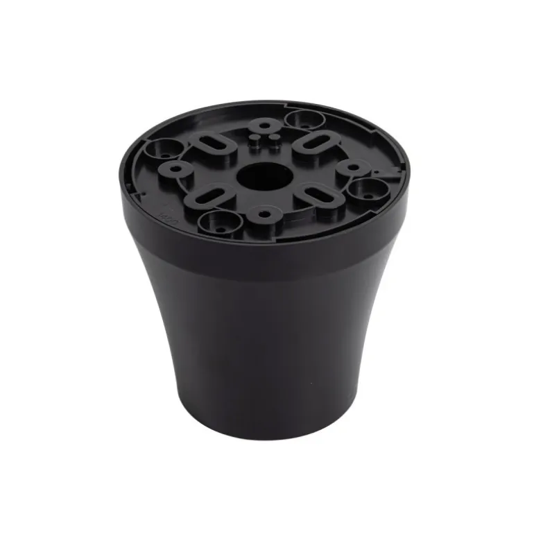 Base para ventilador de techo acabado negro