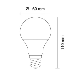 Bombilla led 12w E27 4000k