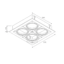 Cardan Negro 4L QR111