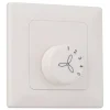 Control de pared ventiladores para ventiladores de techo acabado blanco