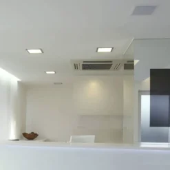 Downlight empotrado 18w 5000k cuadrado BL