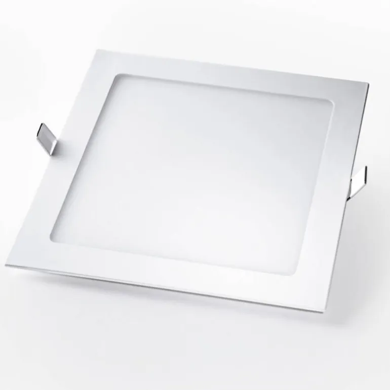 Downlight empotrado 18w 3000k cuadrado BL