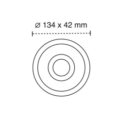 Downlight Halo 15W 3CCT Negro