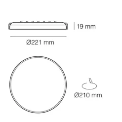 Downlight Levo 26w 3000k