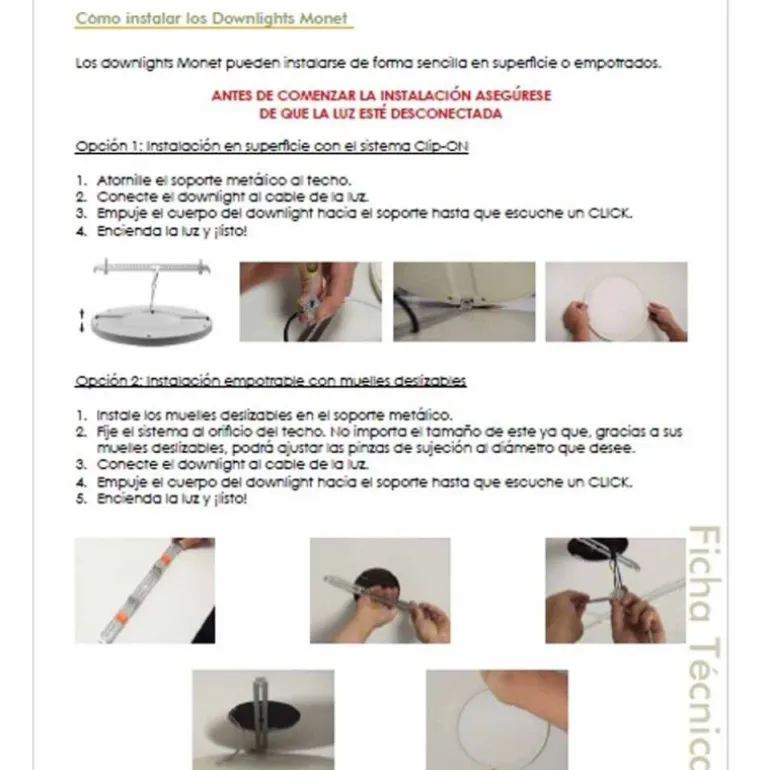 Downlight Monet 24w 3000k