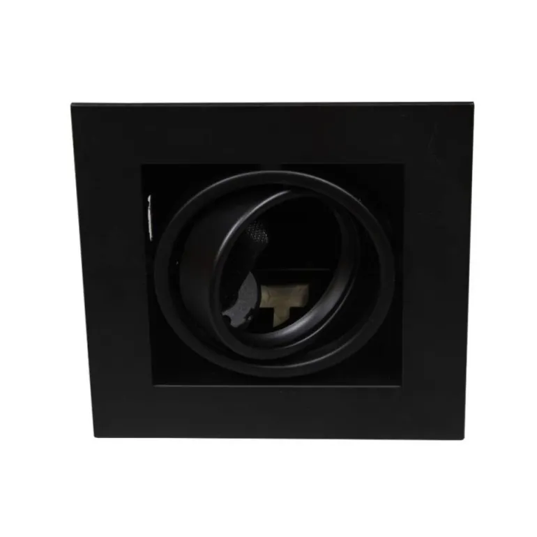 Empotrable Cardan Negro 1L GU10