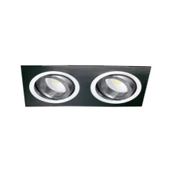 Empotrable 2L Helium Negro-Aluminio