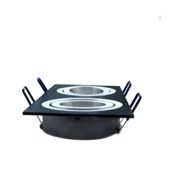 Empotrable 2L Helium Negro-Aluminio