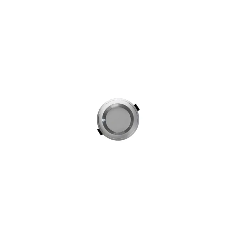 Empotrable redondo 4w plata