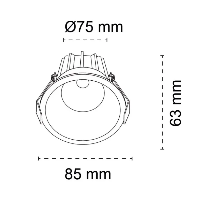 Empotrable 12W CCT Blanco