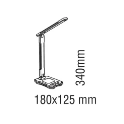 Flexo Gamer LED 10W 3CCT RGB + Dim + USB
