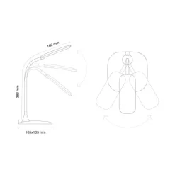 Flexo Tinvi Blanco Bateria