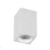 Foco cubo superficie blanco