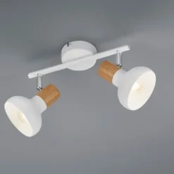 Foco de superficie Latika Blanco 2L 2XE14