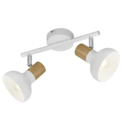 Foco de superficie Latika Blanco 2L 2XE14