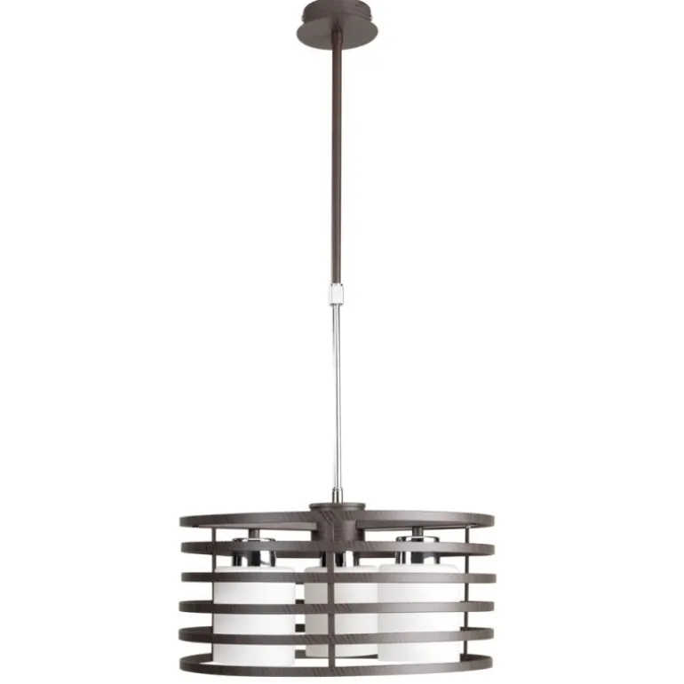 LAMPARA CELL 2 WENGUE REDONDA 3L E27