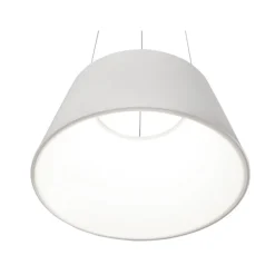 Lampara colgante campana Oslo blanca