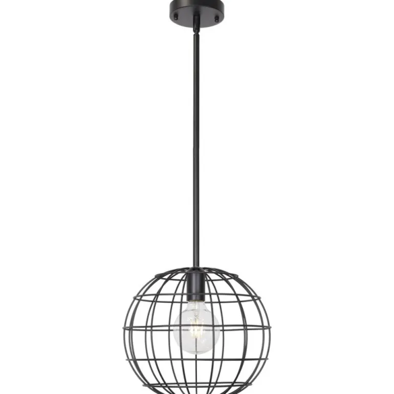 Lampara colgante Waka negro