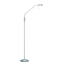 LAMPARA DE PIE DYLE LED 6W CROMO MATE