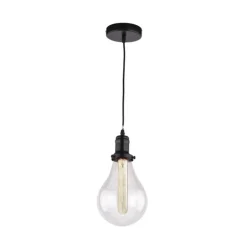 Lámpara Bulb Negro mate