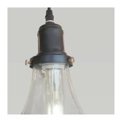 Lámpara Bulb Negro mate