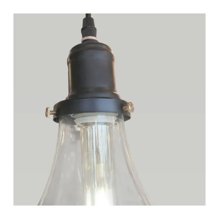 Lámpara Bulb Negro mate