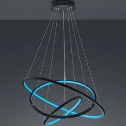 Lámpara colgante Aarón RGB+APP Antracita