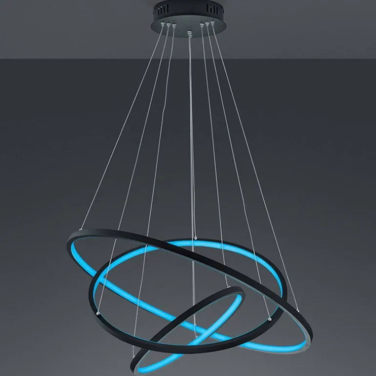 Lámpara colgante Aarón RGB+APP Antracita