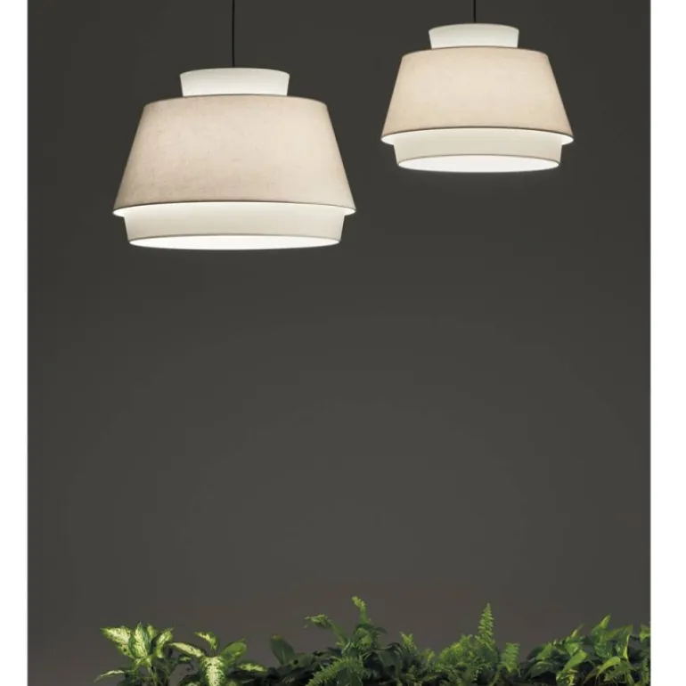 Lámpara colgante Aspen blanco 45