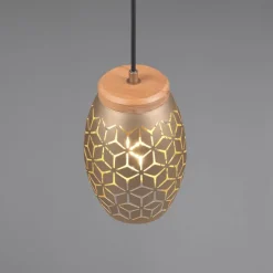 Lámpara colgante Bidar 1L Café